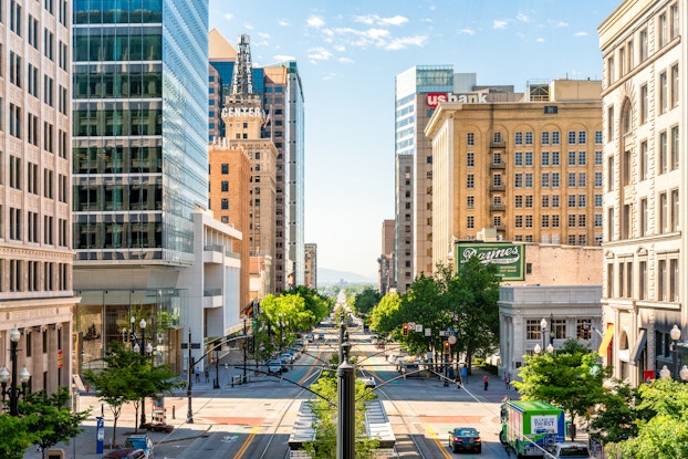  Downtown Salt Lake City.