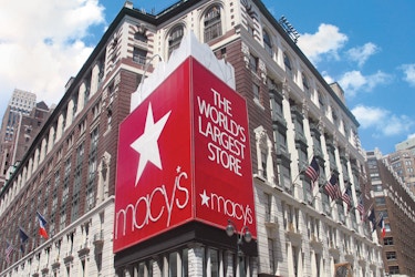  Exterior of a Macy's location in New York City. 