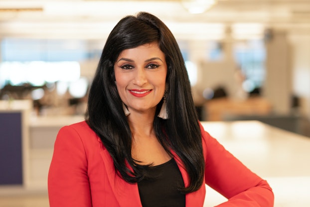  Headshot of Aruna Ravichandran, Senior Vice President and Chief Marketing Officer, Webex by Cisco.