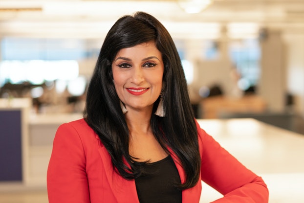 Headshot of Aruna Ravichandran, Senior Vice President and Chief Marketing Officer, Webex by Cisco.