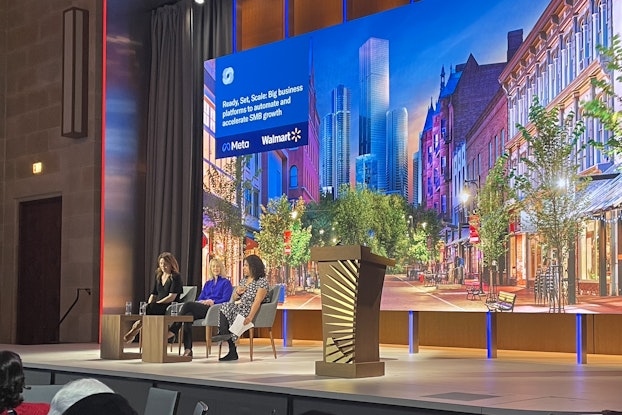 Panel on stage at the U.S. Chamber of Commerce's America's Top Small Business Summit event.