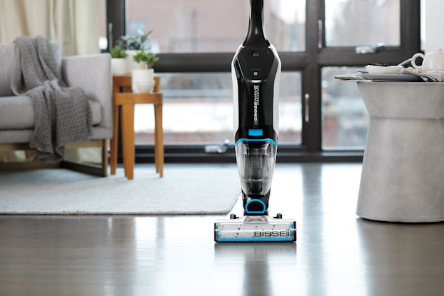 bissell crosswave in living room