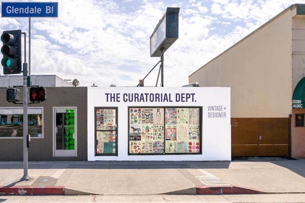 exterior of the curatorial department building
