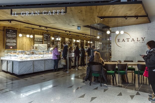  interior of eataly caffe in toronto