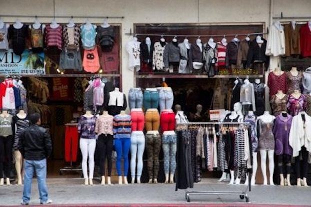 Fashion district shops