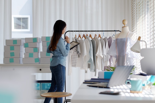 Entrepreneur in office studies product