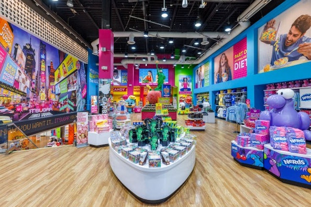IT'SUGAR's Times Square store in New York City is pictured.