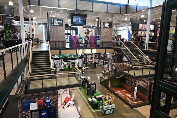  Interior of a DICK'S Sporting Goods location.