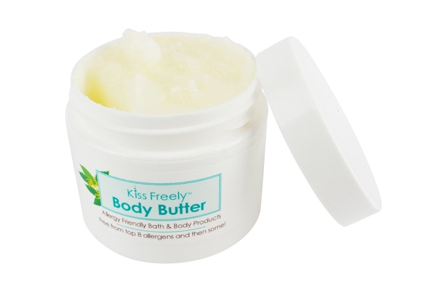 Open container displays skin care product