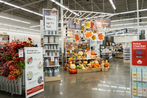  Interior of a Michaels craft store location.