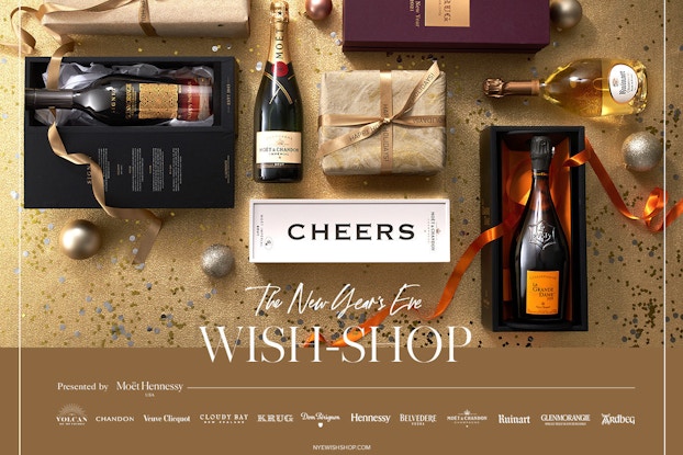 New Year's Eve product advertisement by Moët Hennessy.