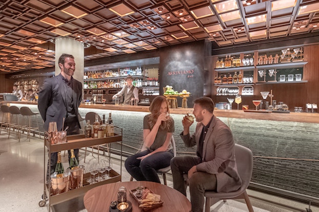 inside of starbucks roastery location