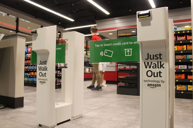  Image of Amazon's Just Walk Out technology inside a QuikTrip location.