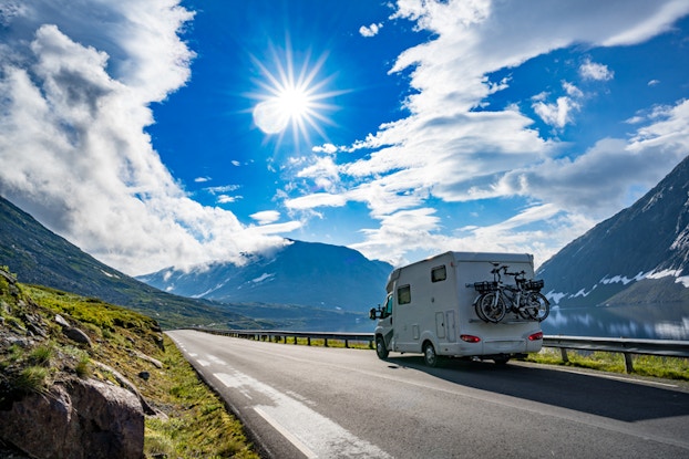 RV on the road