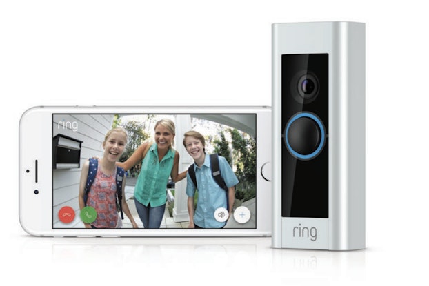 Ring doorbell and phone