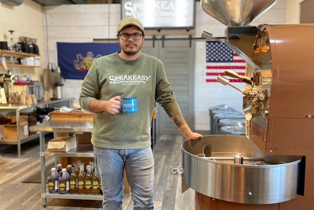 co-founder nelson floyd in speakeasy coffee company