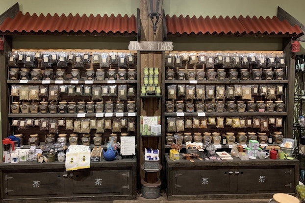  Interior product shelves of The Spice and Tea Exchange of Haddonfield.