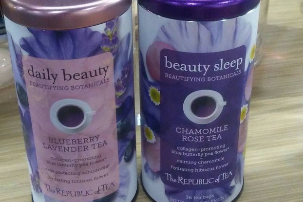 republic of tea bottles of tea with collagen