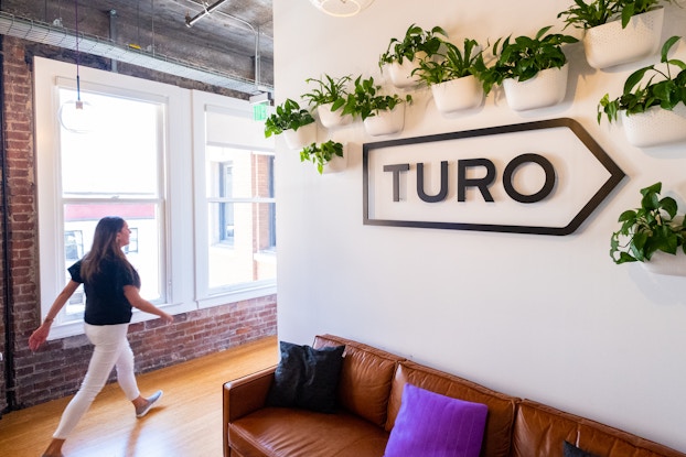  interior of Turo office