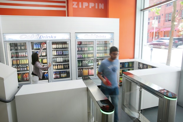  interior of zippin store location