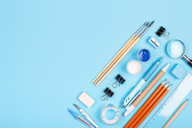 photo of office supplies