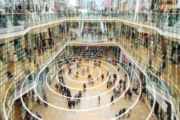  interior of mall showing cellphone locations