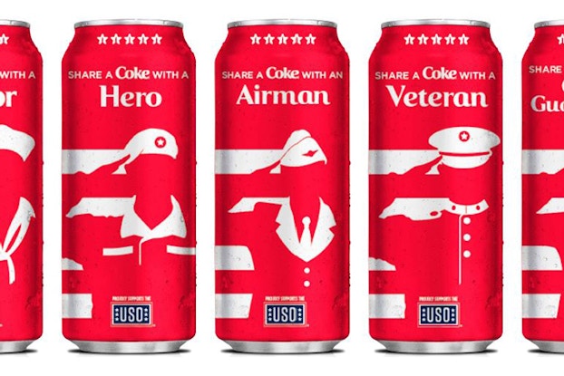 cans from coca-cola and dollar general military cans