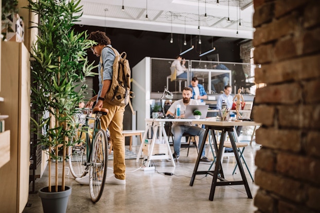 Coworking is more common now.