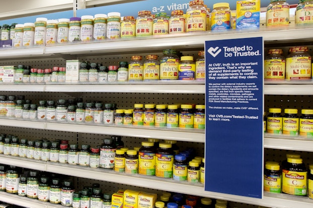 cvs vitamin display
