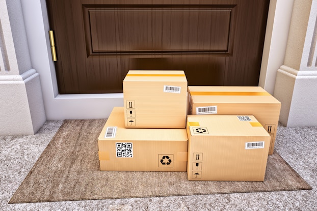  packages delivered outside front door