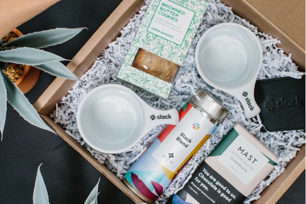 Box of Gemnote gift products.