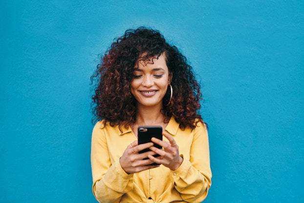woman on cell phone