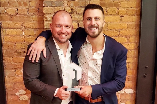 Image of Brian Hill, co-founder and chief revenue officer, and COO Nicholas Scarsella, both of Imperium Data.