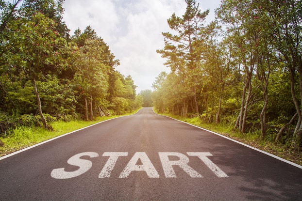 start sign