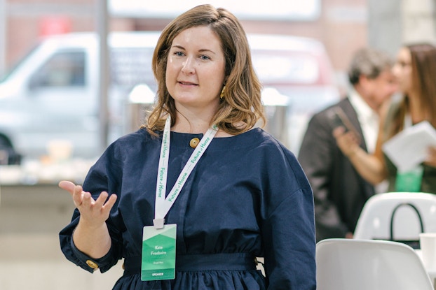 kate freebairn speaking at business of home conference