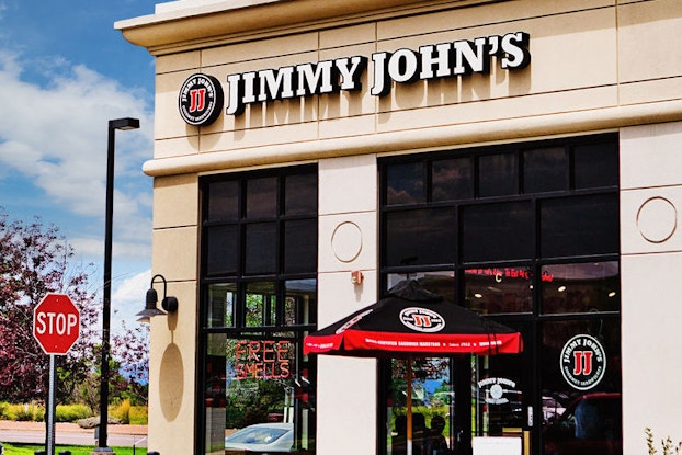  exterior of jimmy john's restaurant location