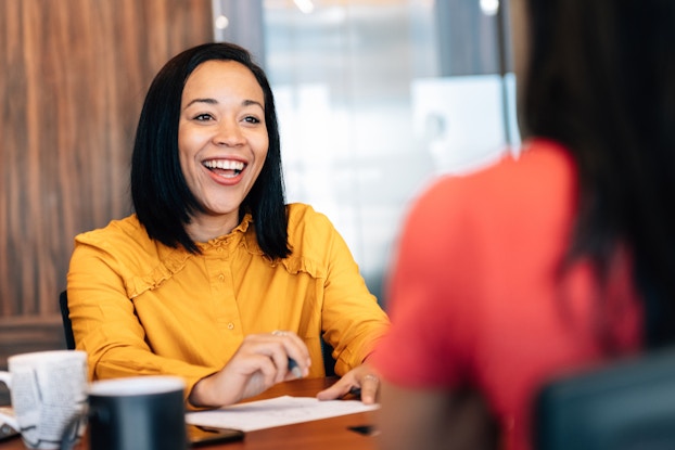 to women in meeting
