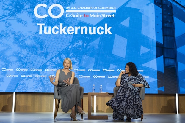 Barbara Thau, Editorial Director, Features, at CO— interviews Jocelyn Gailliot, Co-Founder and CEO of Tuckernuck, at Small Business Day 2025.