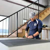 a man working on a table